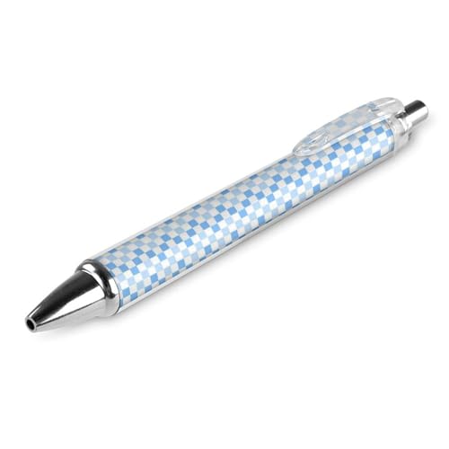 Niedlicher Büro-Kugelschreiber, Unisex, 0,5 mm feine Spitze, schwarze Tinte, glatter Schreibstift, kariertes Muster, endlose Textur Niedlicher Büro-Kugelschreiber, Unisex, 0,5 mm feine Spitze, schwarze Tinte, glatter Schreibstift, kariertes Muster, endlose Textur von peiyeety