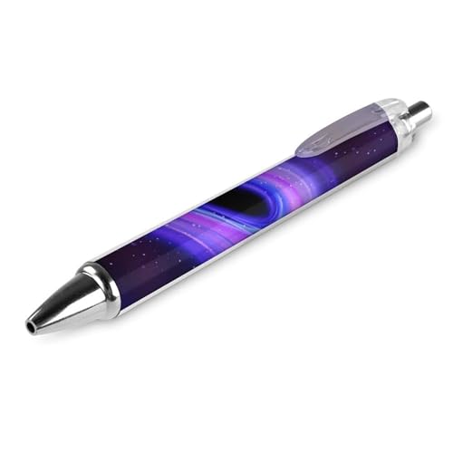 Niedlicher Büro-Kugelschreiber, Unisex, 0,5 mm feine Spitze, schwarze Tinte, glatter Schreibstift, schwarzes Loch im violetten Weltraum, abstrakt Niedlicher Büro-Kugelschreiber, Unisex, 0,5 mm feine Spitze, schwarze Tinte, glatter Schreibstift, schwarzes Loch im violetten Weltraum, abstrakt von peiyeety