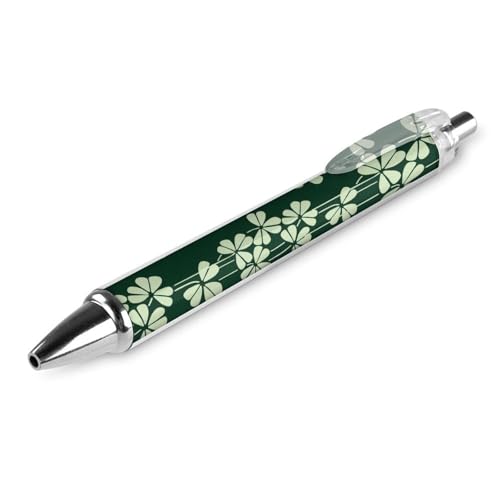 Schnelltrocknender Bürostift, Blumen-Kleeblatt-Grün, 0,5 mm feine Spitze, schwarze Tinte, Kugelschreiber mit sanftem Schreibgefühl Schnelltrocknender Bürostift, Blumen-Kleeblatt-Grün, 0,5 mm feine Spitze, schwarze Tinte, Kugelschreiber mit sanftem Schreibgefühl von peiyeety