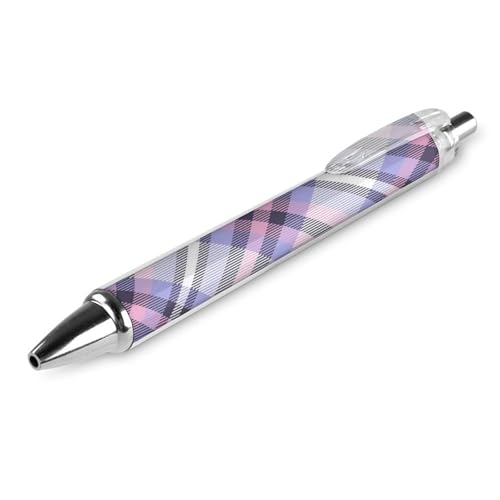 Schnelltrocknender Bürostift, kariertes Karomuster, 0,5 mm feine Spitze, schwarze Tinte, Kugelschreiber mit sanftem Schreibgefühl Schnelltrocknender Bürostift, kariertes Karomuster, 0,5 mm feine Spitze, schwarze Tinte, Kugelschreiber mit sanftem Schreibgefühl von peiyeety