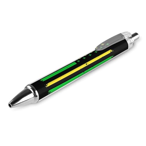 peiyeety Klassischer Kugelschreiber mit feiner Spitze, 0,5 mm, schwarze Tinte, glattes Schreiben, Bürobedarf, Stift, Mardi Gras, amerikanische Flagge, Dekoration peiyeety Klassischer Kugelschreiber mit feiner Spitze, 0,5 mm, schwarze Tinte, glattes Schreiben, Bürobedarf, Stift, Mardi Gras, amerikanische Flagge, Dekoration von peiyeety