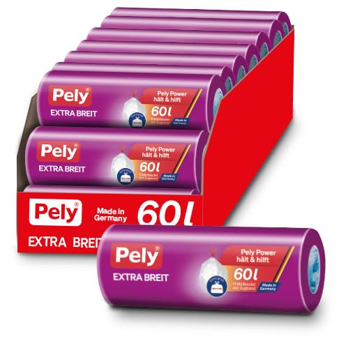 Pely Müllbeutel 60 Liter (60 Liter extra breit) von pely