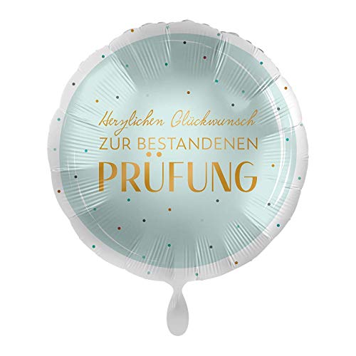 pelzitoys Pemioloon 70208K Folienballon Ballon Glückwunsch zur bestandenen Prüfung rund Heliumballon Luftballon pelzitoys Pemioloon 70208K Folienballon Ballon Glückwunsch zur bestandenen Prüfung rund Heliumballon Luftballon von pelzitoys