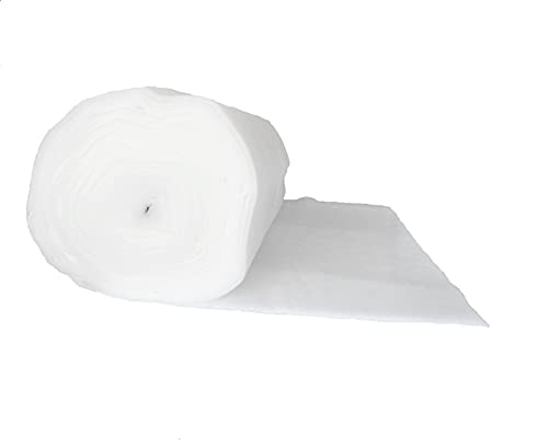 pemmiproducts Spezial Patchworkvlies 120g/m², 1,5 m breit 1,00 m lang, ca. 12 mm dick, 1,50 m², (EUR 7,93/m²), 100% Polyester, waschbar, bügelbar, Öko-Tex Standard 100, Produktklasse 1, Volumenvlies von pemmiproducts