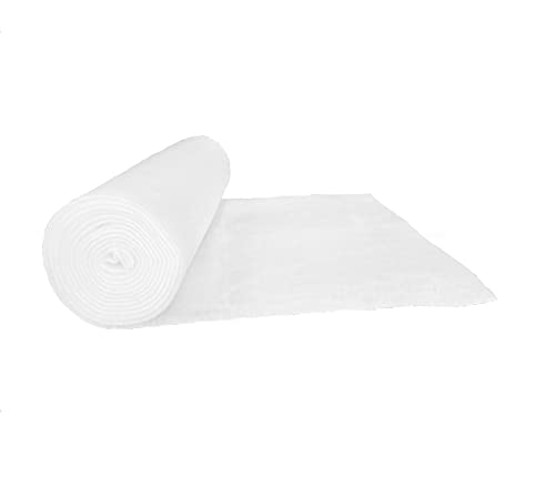 pemmiproducts Volumenvlies 100g/m², 1,00 m breit; 1,00 m lang, ca. 10 mm dick, 2,5 m², (EUR 8,95/m²), 100% Polyester, waschbar, Öko-Tex Standard 100, Produktklasse 1, Patchworkvlies, Polstervlies von pemmiproducts