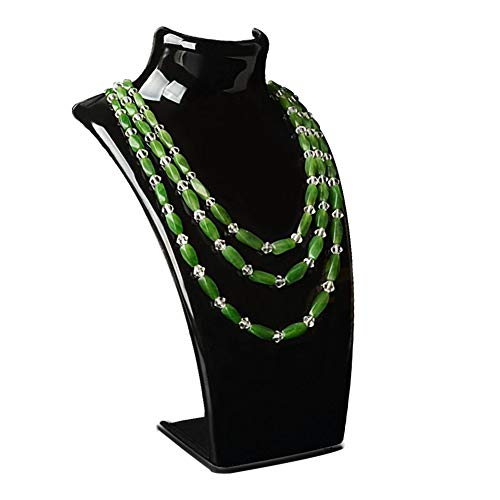 pengyu- Schmuckständer Mannequin Halskette Schmuck Anhänger Display Ständer Halter Hals Modell Show Regal – Schwarz von pengyu-