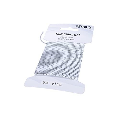 perdix Gummischnur, Gummikordel 1 mm, 5 m schwarz - weiß, Gummiband, für Zelt, Rucksack, Garten, Schmuck, Kordel, Hutgummi, Gummiband perdix Gummischnur, Gummikordel 1 mm, 5 m schwarz - weiß, Gummiband, für Zelt, Rucksack, Garten, Schmuck, Kordel, Hutgummi, Gummiband von perdix