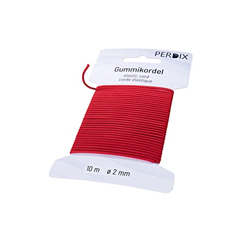 perdix Gummischnur, Gummikordel 2 mm, 10 m rot, Gummiband, für Zelt, Rucksack, Garten, Schmuck, Kordel, Hutgummi, Gummiband perdix Gummischnur, Gummikordel 2 mm, 10 m rot, Gummiband, für Zelt, Rucksack, Garten, Schmuck, Kordel, Hutgummi, Gummiband von perdix