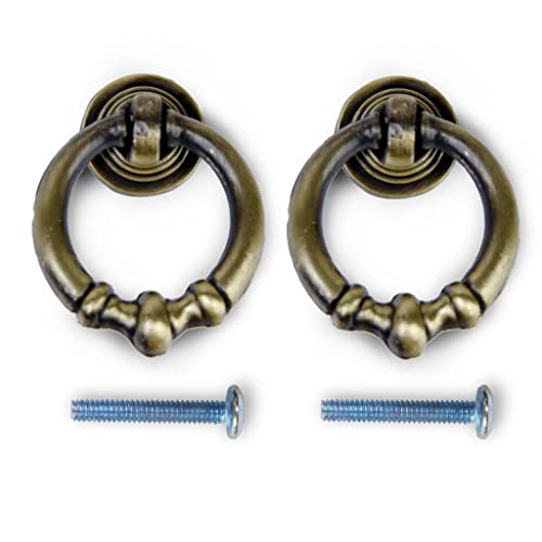 perfeclan 2 Stück Schrankgriff Ringgriff Türgriff Möbelgriff Ringe mit Schraben perfeclan 2 Stück Schrankgriff Ringgriff Türgriff Möbelgriff Ringe mit Schraben von Perfeclan