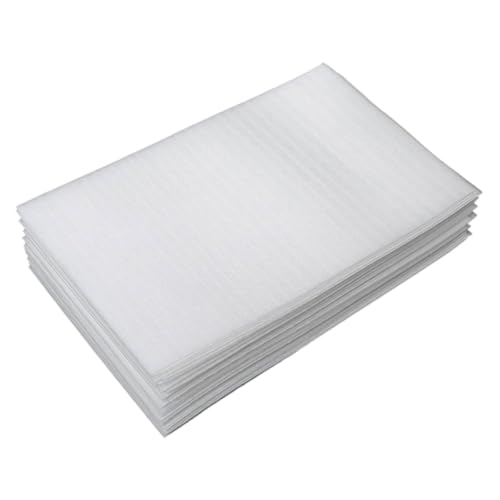 perfk 100 Stück Schaumstoffbeutel, Kissenschaumstoff, verdickte, stoßfeste Verpackungsbeutel, Verpackungsmaterial für Gläser, Tassen, Tassen, Mehrzweck, 25cmx30cm von perfk