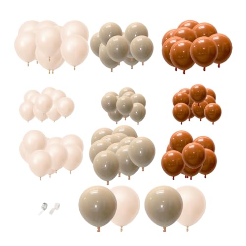 perfk 104 Stück Luftballons für Ballonbogen, Fotografie-Requisiten, DIY-Latex-Luftballons, Partydekorationen für Neujahrs-Geburtstagsvorschläge von perfk