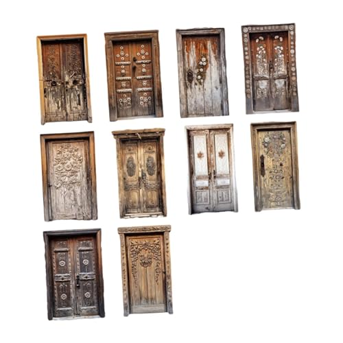 perfk 10pcs Scrapbook Dekorative Papier gemustert Karton Ästhetik Vintage Cardstock Aufkleber für Raum Foto Album Geschenkverpackung, Style D von perfk