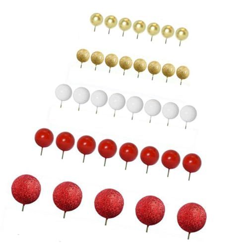 perfk 50x Cake Toper Bälle Kuchen Dekorationen Dekor Cupcake Toppers Schaumkugeln Mini -Luftballons für Geburtstagsverlobungsfeier Hochzeit, Rot perfk 50x Cake Toper Bälle Kuchen Dekorationen Dekor Cupcake Toppers Schaumkugeln Mini -Luftballons für Geburtstagsverlobungsfeier Hochzeit, Rot von perfk