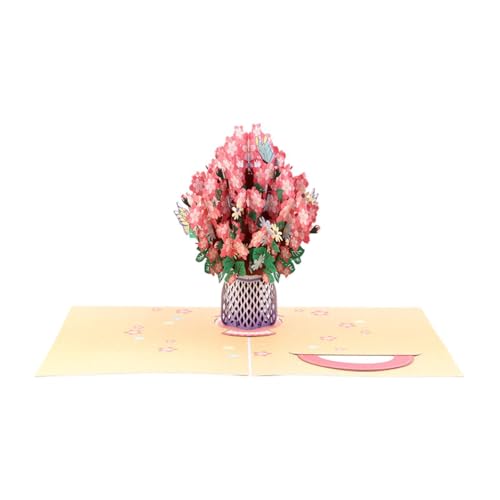 perfk Blumen 3d Grußkarte Geschenk Postkarte romantische Muttertagsgrußkarte Geburtstagskarte für Jubiläumsfreunde perfk Blumen 3d Grußkarte Geschenk Postkarte romantische Muttertagsgrußkarte Geburtstagskarte für Jubiläumsfreunde von perfk