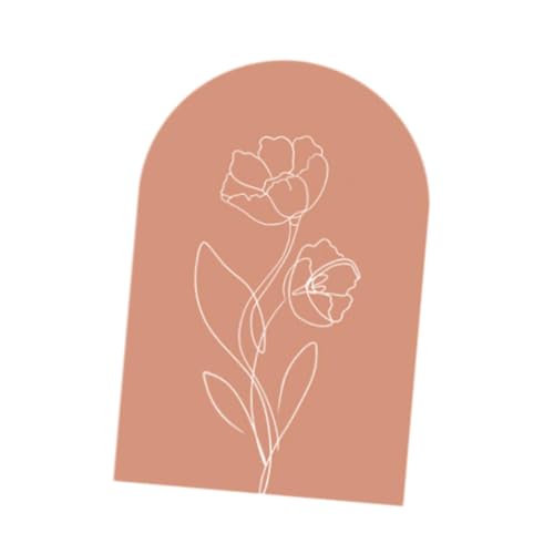 perfk Bogen Wanddekaldekoration Einfacher Hintergrund Kunst Schlafzimmer Party Wandkunst Dekor Innenür PVC Tapete Wolle Wallpaper, Rosa von perfk