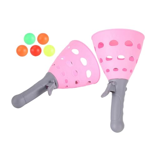 perfk Fangballspiel Sommersportspielzeug Interaktive Partygeschenke Outdoor-Indoor-Spielaktivitäten Rasenspiele für Kinder, ROSA perfk Fangballspiel Sommersportspielzeug Interaktive Partygeschenke Outdoor-Indoor-Spielaktivitäten Rasenspiele für Kinder, ROSA von perfk