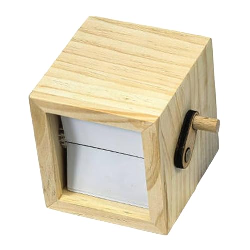 perfk Foto Flip Book Frame Hand Kurbel Vielseitiges Tischdekor DIY Foto Album Display Box für Hochzeit, Festival Holiday Abschluss, 16 Stück Hellbraun perfk Foto Flip Book Frame Hand Kurbel Vielseitiges Tischdekor DIY Foto Album Display Box für Hochzeit, Festival Holiday Abschluss, 16 Stück Hellbraun von perfk