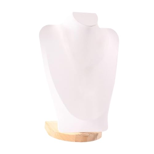 perfk Hochwertiger Schmuckständer, Schaufensterpuppe Schmuckbüste Schmuckhalter für Halsketten Anhänger usw,30 Cm Weiß Pu perfk Hochwertiger Schmuckständer, Schaufensterpuppe Schmuckbüste Schmuckhalter für Halsketten Anhänger usw,30 Cm Weiß Pu von perfk