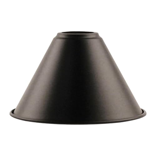 perfk Lampenschirm aus, Lampenschirm für Pendelleuchten, Kronleuchter-Schirm, Lampenschutz für Hängeleuchten, kegelförmige Lampenabdeckung für, D 18cm H 10.8cm von perfk
