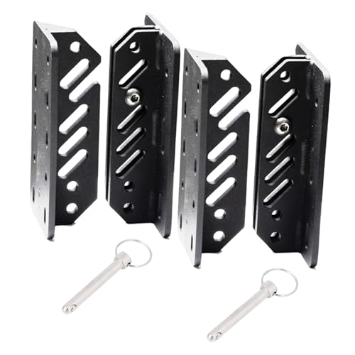 perfk Markisenhalterung Schattendach-Unterstützung Einfache Verwendung Professionelle Hochleistungs-Ersatzteile Windbeständige Metallzubehör-Hardware, 2 Satz von perfk