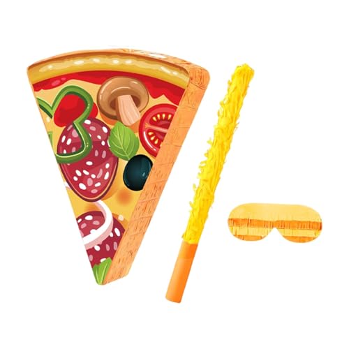 perfk Pizza-Piñata-Zubehör, Augenbinde-Geschenke, aufzubauendes Partyzubehör, Partyaktivität für, Musik, Wissenschaft, Schule perfk Pizza-Piñata-Zubehör, Augenbinde-Geschenke, aufzubauendes Partyzubehör, Partyaktivität für, Musik, Wissenschaft, Schule von perfk