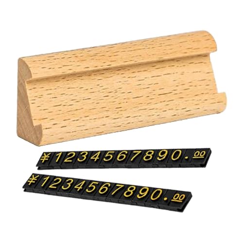 perfk Preisschilder Verstellbarer Stand Etikett Verkauf Holzausstellungsstand Preisinhaber Holz für Juweliergeschäfte Büro Einkaufszentrum Uhr Uhr Uhr, Hellgelbgold perfk Preisschilder Verstellbarer Stand Etikett Verkauf Holzausstellungsstand Preisinhaber Holz für Juweliergeschäfte Büro Einkaufszentrum Uhr Uhr Uhr, Hellgelbgold von perfk