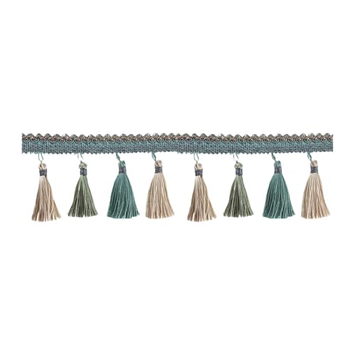 perfk Quasten-Spitzenbesatz,Polyester-Quastenkette, Fransenbesatz,Polyester-Fransen für Kostüm, Basteln, Kleid, DIY-Handwerk, Blau perfk Quasten-Spitzenbesatz,Polyester-Quastenkette, Fransenbesatz,Polyester-Fransen für Kostüm, Basteln, Kleid, DIY-Handwerk, Blau von perfk