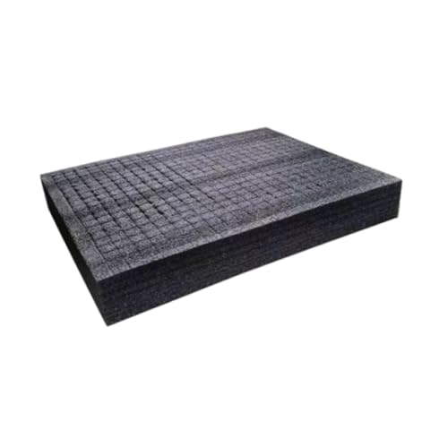 perfk Verpackungs-Schaumstoff-Einlagepolster für Werkzeugkoffer, universeller hochdichter, faltbarer, stoßfester Schwamm aus Netzstoff zum Verpacken und, 50cm X 50cm X 2cm perfk Verpackungs-Schaumstoff-Einlagepolster für Werkzeugkoffer, universeller hochdichter, faltbarer, stoßfester Schwamm aus Netzstoff zum Verpacken und, 50cm X 50cm X 2cm von perfk