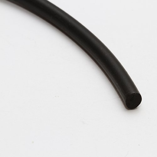 Kautschukband schwarz (16008) 5mm 1m lang von perlenundmehr