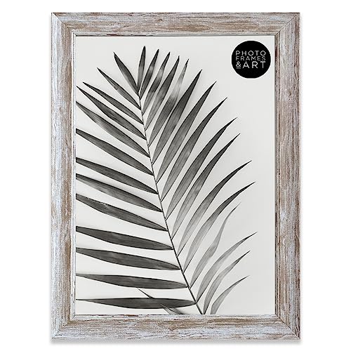 pf+a Bilderrahmen A4 Holz Effekt 21x30 cm - Vintage Bilder Rahmen Din A4, Fotorahmen im Shabby Chic Stil - Bilderrahmen Landhausstil Holzrahmen A4 mit Glas Scheibe pf+a Bilderrahmen A4 Holz Effekt 21x30 cm - Vintage Bilder Rahmen Din A4, Fotorahmen im Shabby Chic Stil - Bilderrahmen Landhausstil Holzrahmen A4 mit Glas Scheibe von pf+a