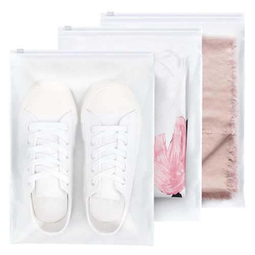 pilyero 30 Stück Zip Beutel Groß, Wiederverwendbar Zipper Beutel, Reisetasche Wasserdichte Gefrostet Zip Tüten Bag Plastikbeutel Aufbewahrungsbeutel für Kleidung Unterwäsche Handtuch Schuhe Kosmetik pilyero 30 Stück Zip Beutel Groß, Wiederverwendbar Zipper Beutel, Reisetasche Wasserdichte Gefrostet Zip Tüten Bag Plastikbeutel Aufbewahrungsbeutel für Kleidung Unterwäsche Handtuch Schuhe Kosmetik von pilyero