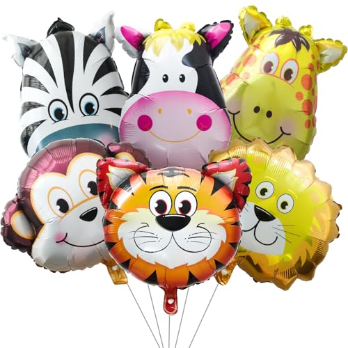 6 Dschungel Wildlife Thema Luftballons Tierkopf Aluminiumfolie Ballons Dschungel Wildlife Stil Wildlife Thema Party Dekorationen Geburtstag Party Szene Dekoration Requisiten Innen und Außen 6 Dschungel Wildlife Thema Luftballons Tierkopf Aluminiumfolie Ballons Dschungel Wildlife Stil Wildlife Thema Party Dekorationen Geburtstag Party Szene Dekoration Requisiten Innen und Außen von ping pong balls