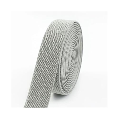 3/5 Meter, 10–50 mm elastische Bänder für Hosen, Taille, Gummiband, Stretch-Gurtband, Gürtel, DIY, Unterwäsche, Kleidung, Nähzubehör (Silbergrau, 3 m _ 30 mm) von pipisweet