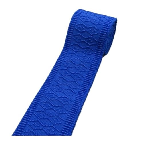 5 cm Hosen-Taille, Baumwolle, elastisches Gummiband, Kleidungszubehör mit doppeltem Argyle-Muster, verdickt (Saphirblau) von pipisweet
