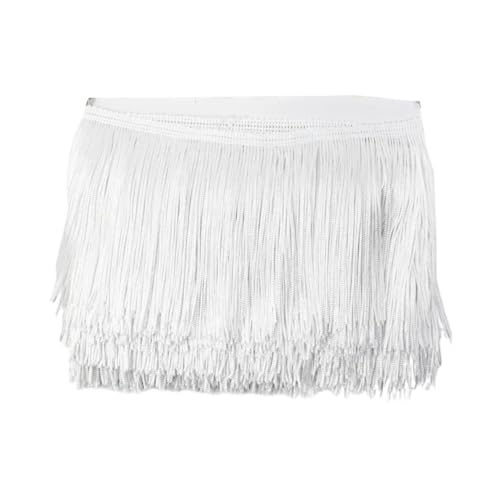 Fransenborte für Kleidung, Kleider, Vorhänge, Nähzubehör, dekoratives Spitzenband, Kleidungsbastelbedarf, 5 m, 30 cm (Nr. 16) von pipisweet
