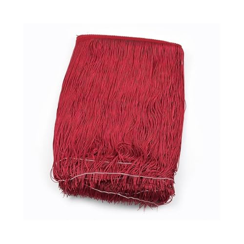 Fransenborte für Kleidung, Kleider, Vorhänge, Nähzubehör, dekoratives Spitzenband, Kleidungsbastelbedarf, 5 m, 30 cm (Nr. 21) von pipisweet