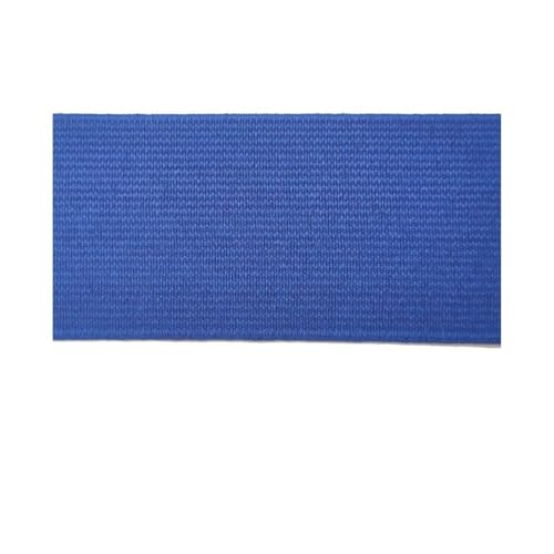 Gummiband zum Umklappen, 2 m, 20/25/30/40/50 mm, Gummiband für Unterwäsche, Hosen, BH, Gummi-Kleidung, verstellbarer weicher Bund, elastisch (Königsblau, 50 mm) von pipisweet