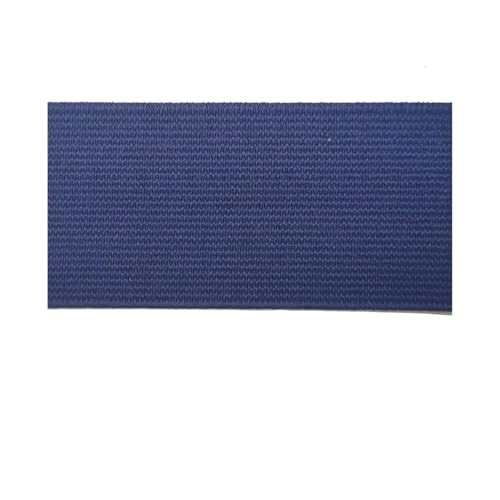 Gummiband zum Umklappen, 2 m, 20/25/30/40/50 mm, Gummiband für Unterwäsche, Hosen, BH, Gummi-Kleidung, verstellbarer weicher Bund, elastisch (Marineblau 2,25 mm) von pipisweet