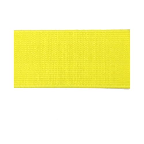 Gummiband zum Umklappen, 2 m, 20/25/30/40/50 mm, Gummiband für Unterwäsche, Hosen, BH, Gummi-Kleidung, verstellbarer weicher Bund, elastisch (gelb, 40 mm) von pipisweet