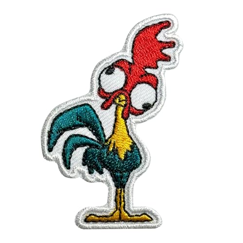 pipomama Heihei Aufnäher zum Aufbügeln für Kleidung, bestickte Applikation, Abzeichen, Aufnähen, Emblem, DIY Handwerk pipomama Heihei Aufnäher zum Aufbügeln für Kleidung, bestickte Applikation, Abzeichen, Aufnähen, Emblem, DIY Handwerk von pipomama