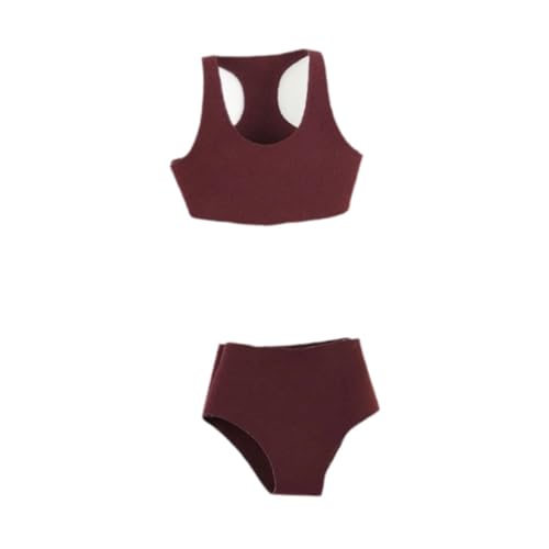 1/6 Maßstab weibliche Actionfigur Kleidung Casual Sport Weste und Shorts Outfit für 30,5 cm Puppen - Rot von pistro