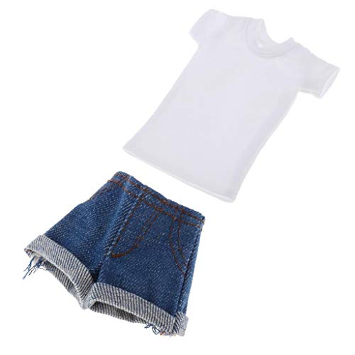 1/6 Maßstab weiße Shorts Outfit für 30,5 cm weibliche Figur Ph Puppe Kleidung Mode Set Style2 von pistro