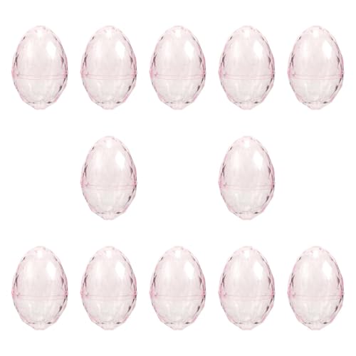 12 befüllbare Ostereier, transparenter Kunststoff, Ostereiersuche, Partygeschenke, Klassenzimmer, Belohnungen, Süßigkeitenbehälter, Bastelarbeiten, Dekorationen, 8 x 5,5 cm, transparent 12 befüllbare Ostereier, transparenter Kunststoff, Ostereiersuche, Partygeschenke, Klassenzimmer, Belohnungen, Süßigkeitenbehälter, Bastelarbeiten, Dekorationen, 8 x 5,5 cm, transparent von pistro