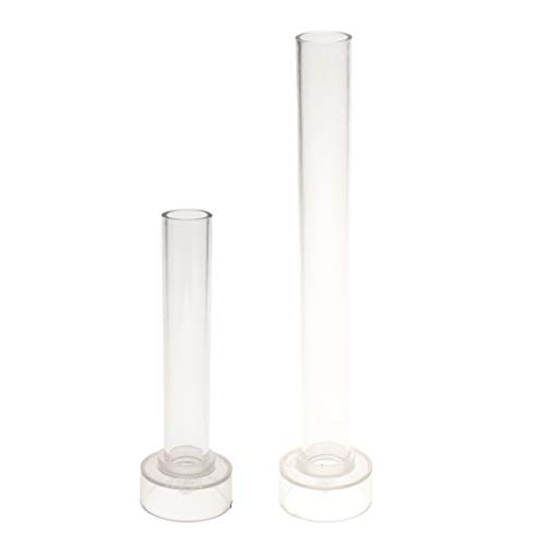 2 Stück Kerzenformen Kirche Spitze DIY Kerzenherstellung Gießformen Set 15cm & 25cm von pistro