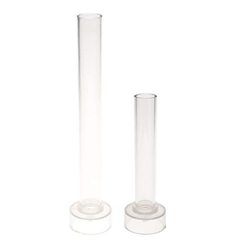 2X Zylinderform Kerzenformen Kirche Spitze DIY Kerzengießformen Set Kunsthandwerk Gießformen 0.98 inch von pistro