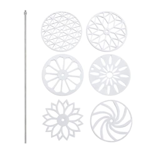 6 Blumenschablonen 1 Stab Seifenformwerkzeuge, DIY Durchziehformer für Süßigkeiten, Kerzen, Rohrsäulenform, Partypudding, Acryl und Edelstahl- Stil B 6 Blumenschablonen 1 Stab Seifenformwerkzeuge, DIY Durchziehformer für Süßigkeiten, Kerzen, Rohrsäulenform, Partypudding, Acryl und Edelstahl- Stil B von pistro