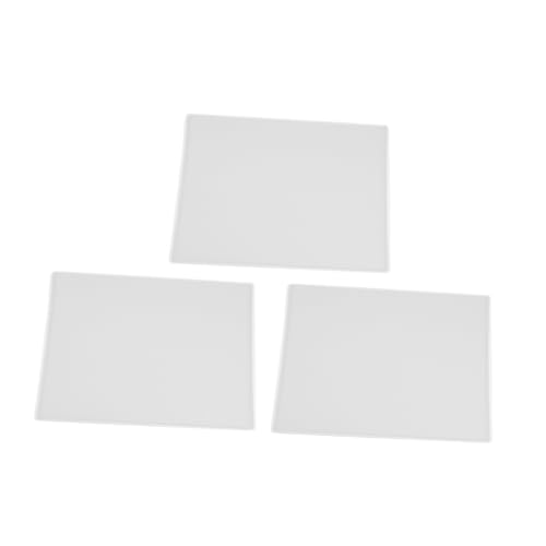Antihaft-Silikonform für DIY-Tischsets, waschbar, 32,2 x 23,3 cm, glatte Oberfläche, Design für Zuhause und Bankett, 3 Stück Antihaft-Silikonform für DIY-Tischsets, waschbar, 32,2 x 23,3 cm, glatte Oberfläche, Design für Zuhause und Bankett, 3 Stück von pistro