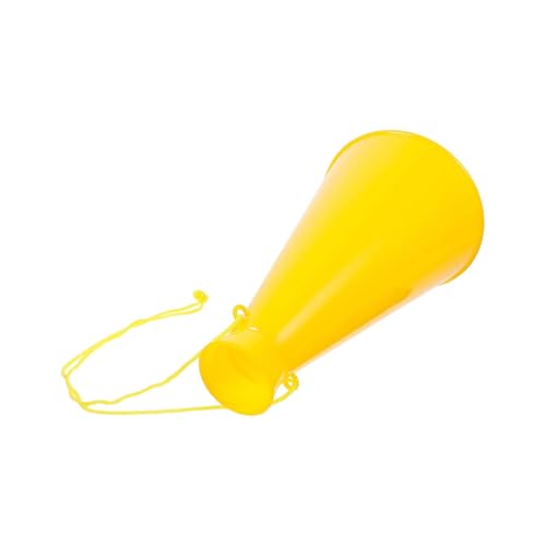 Cheering Horn Trompetenhorn, modisch, klein, Party-Horn, tragbar, Geräuschmacher, Megafon, für Spiele, Spiele, Requisiten, Veranstaltungen, Feiern, Gelb Cheering Horn Trompetenhorn, modisch, klein, Party-Horn, tragbar, Geräuschmacher, Megafon, für Spiele, Spiele, Requisiten, Veranstaltungen, Feiern, Gelb von pistro