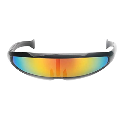 Creative Future Soldaten-Spielzeugbrille mit schwarzem Rahmen, farbige Linsen für Party, Kostüm, Foto-Requisiten, Festival-Verkleidungen Creative Future Soldaten-Spielzeugbrille mit schwarzem Rahmen, farbige Linsen für Party, Kostüm, Foto-Requisiten, Festival-Verkleidungen von pistro
