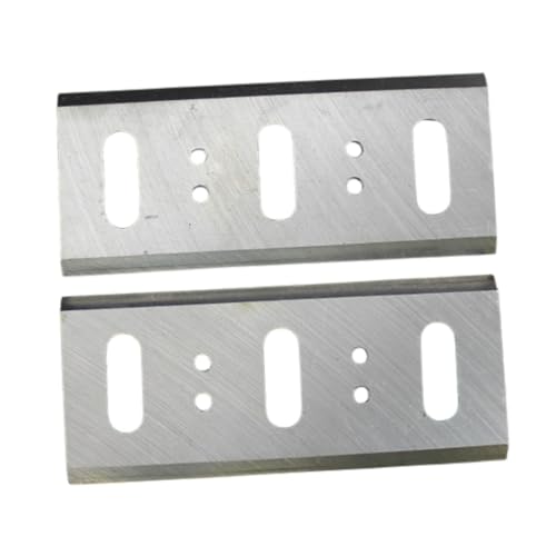 Elektrische Hobelklingen, zweischneidige Ersatzklingen aus Legierung für Holzbearbeitungswerkzeuge, 8,9 x 3,8 cm, 2 Stück von pistro